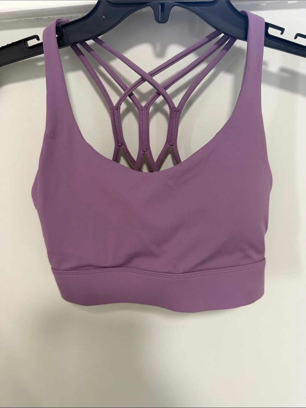 Purple Strappy Back Sports Bra - Women Intimates & Sleepwear